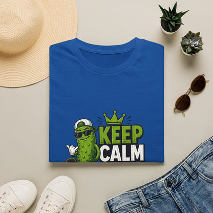 Keep Calm and Don't Be a Dickle Funny Pickleball T-Shirt
