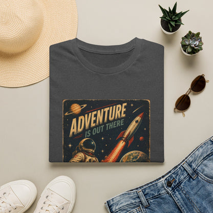 Adventure Is Out There Buckle Up And Enjoy The Ride Space Rocket T-Shirt