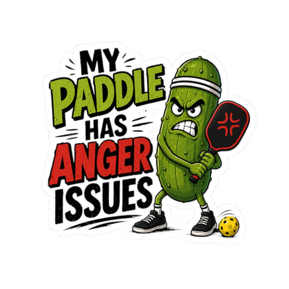My Paddle Has Anger Issues Sticker