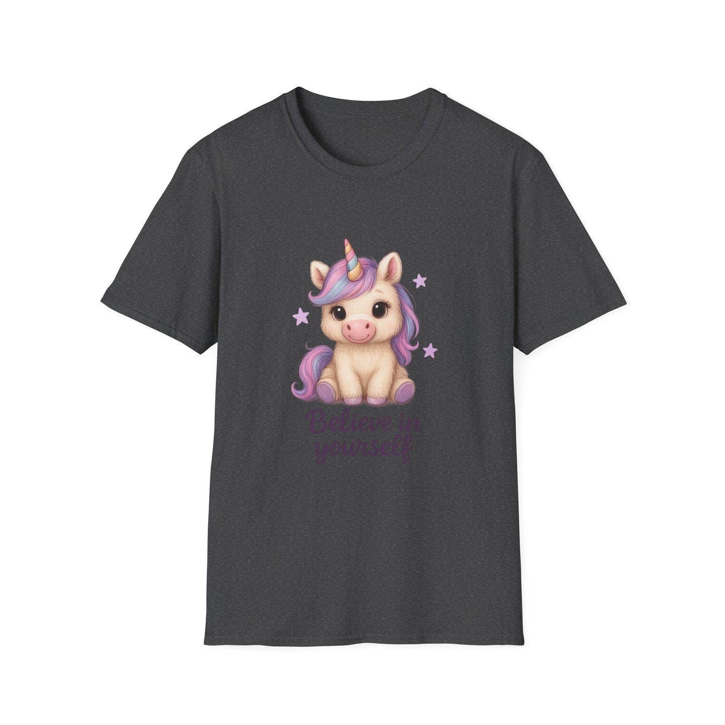 Believe in Yourself Cute Unicorn T-Shirt