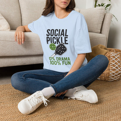 0% Drama 100% Fun Pickleball T-Shirt