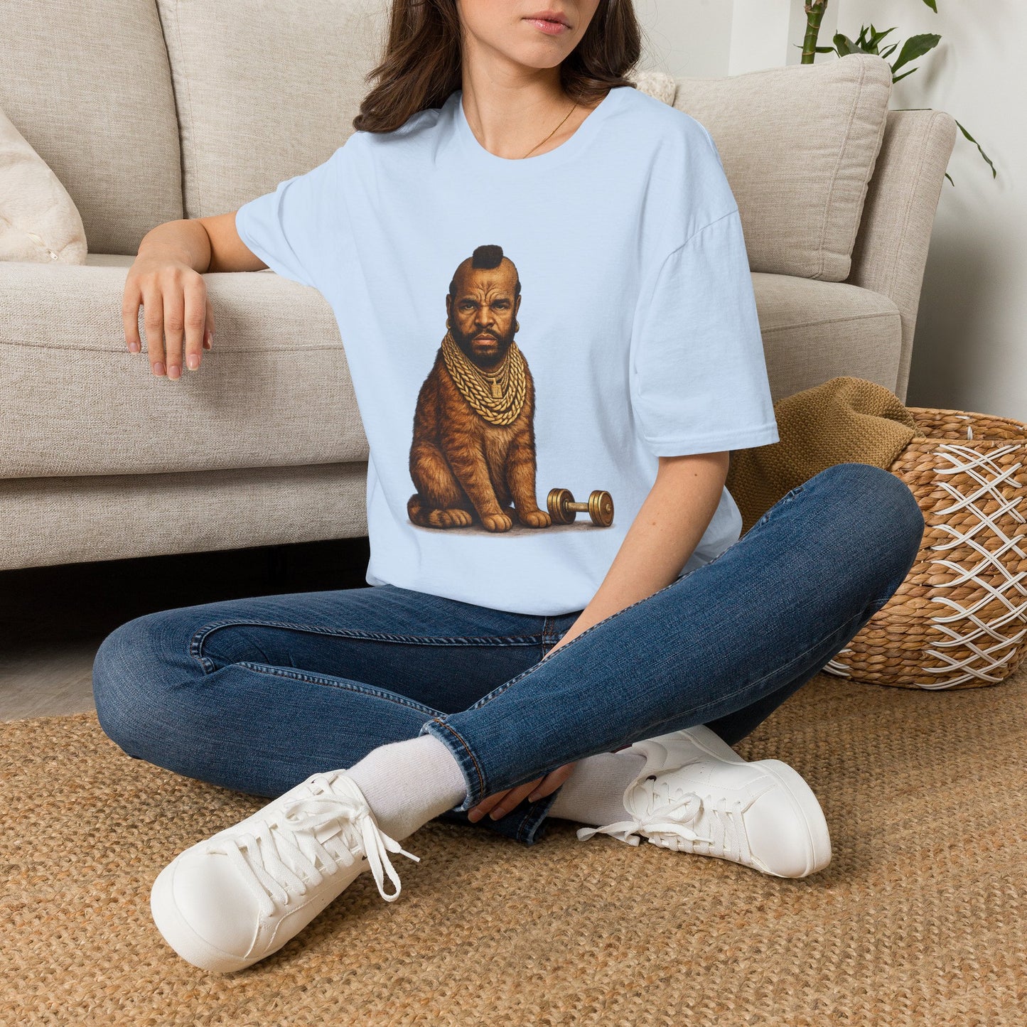 Mr. T Cat T-Shirt — Funny Pop Culture Mashup Tee