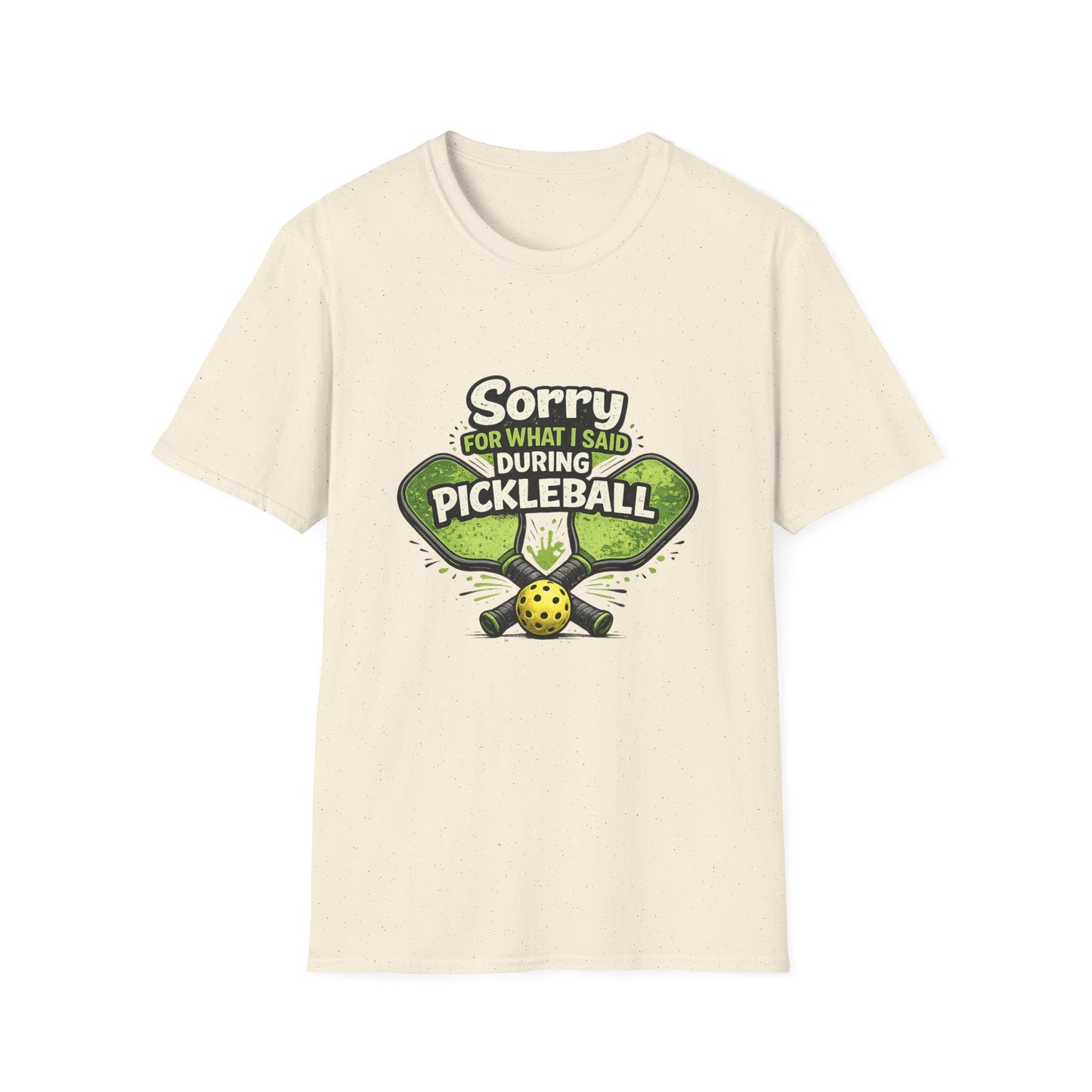 Pickleball T-Shirt — “Sorry For What I Said During Pickleball” Funny Sports Tee