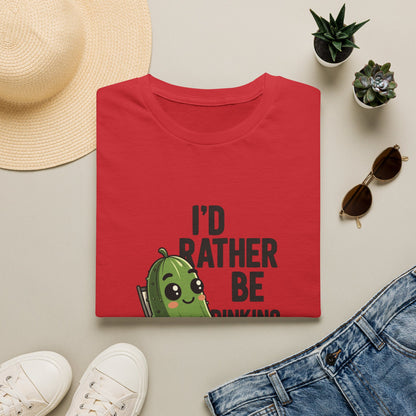 I'd Rather Be Dinking Funny Pickleball T-Shirt