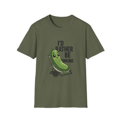 I'd Rather Be Dinking Funny Pickleball T-Shirt