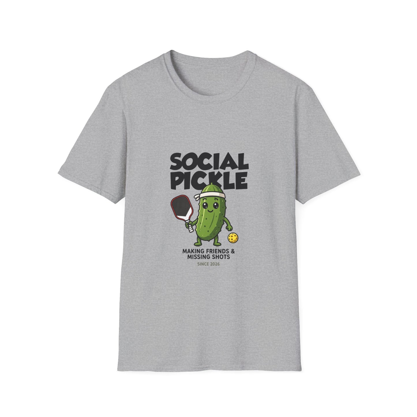 Making Friends & Missing Shots Funny Pickleball T-Shirt