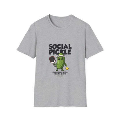 Making Friends & Missing Shots Funny Pickleball T-Shirt