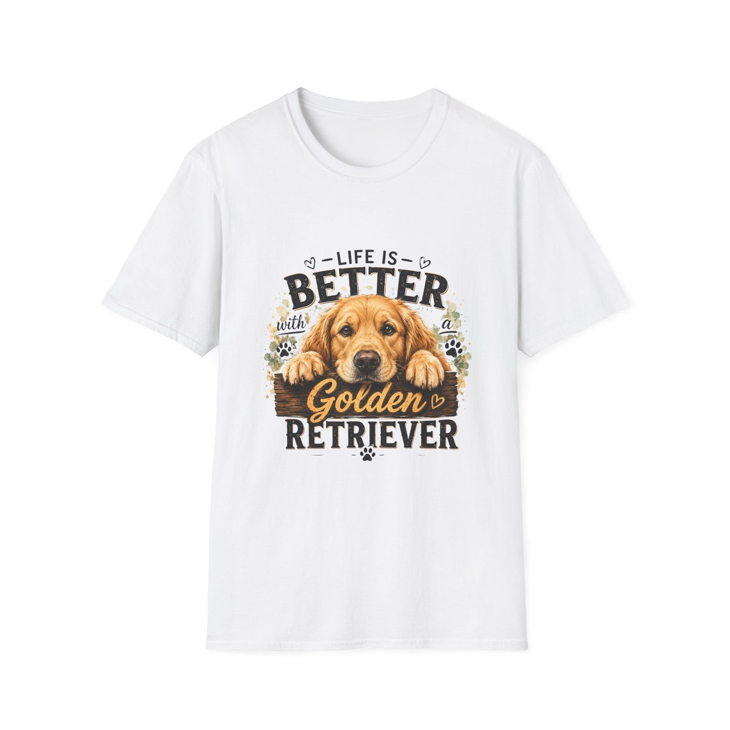 Life Is Better With a Golden Retriever T-Shirt
