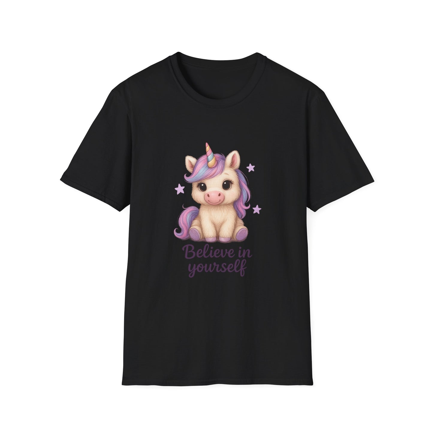 Believe in Yourself Cute Unicorn T-Shirt