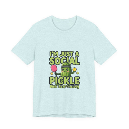 Social Pickle Tee — "I'm Just a Social Pickle" Funny Graphic T-Shirt