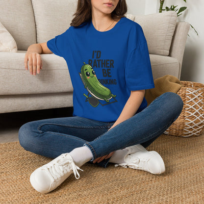 I'd Rather Be Dinking Funny Pickleball T-Shirt