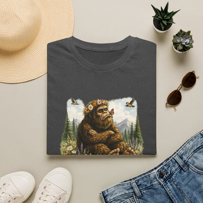 I Am Unhappy Because Reasons Funny Bigfoot T-Shirt