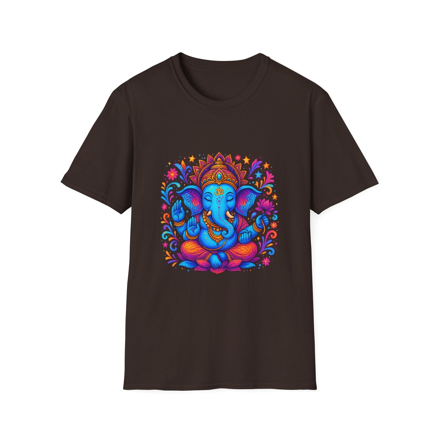 Vibrant Ganesha Hindu God Colorful T-Shirt
