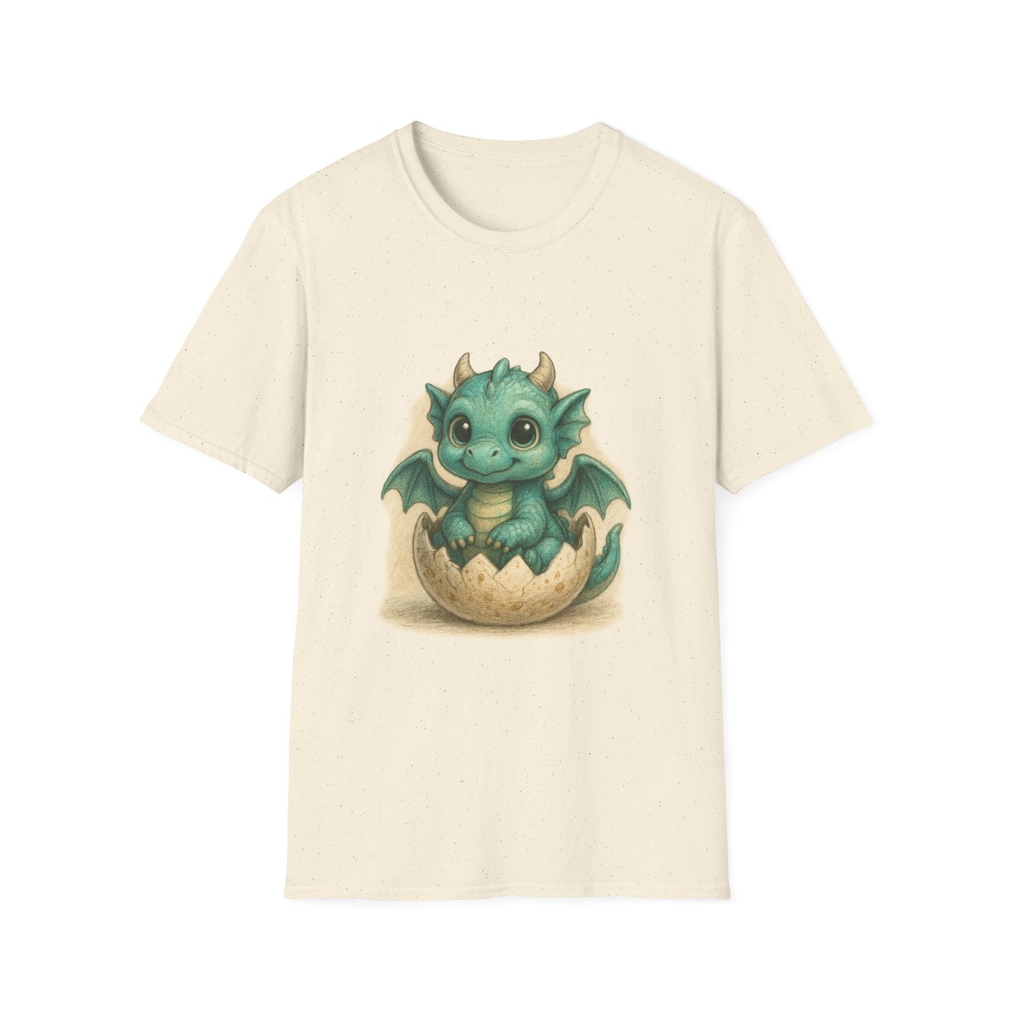 Cute Baby Dragon Hatching Egg T-Shirt
