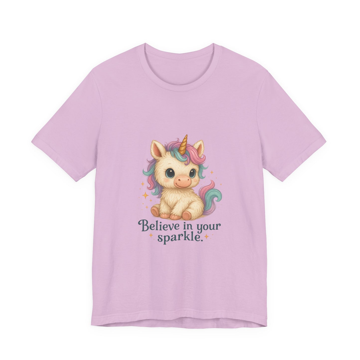 Believe in Your Sparkle Cute Unicorn T-Shirt