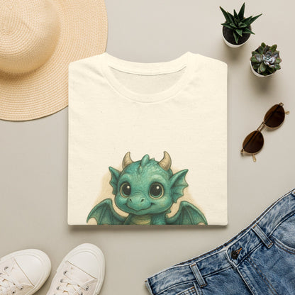 Cute Baby Dragon Hatching Egg T-Shirt