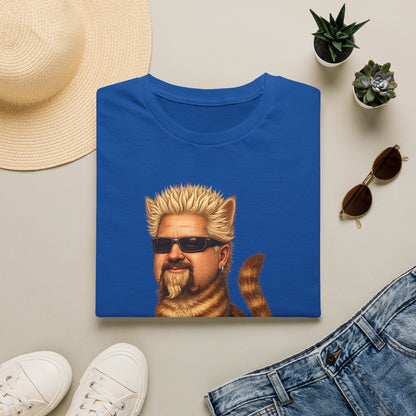 Guy Fieri Cat Funny Parody T-Shirt