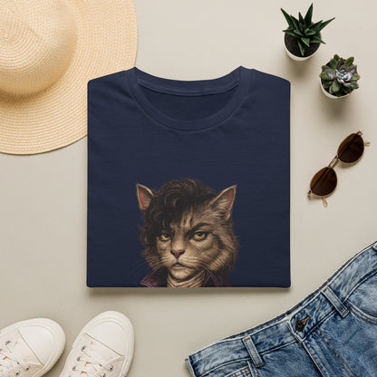Prince Cat Parody T-Shirt — Regal Cat with Ankh Graphic