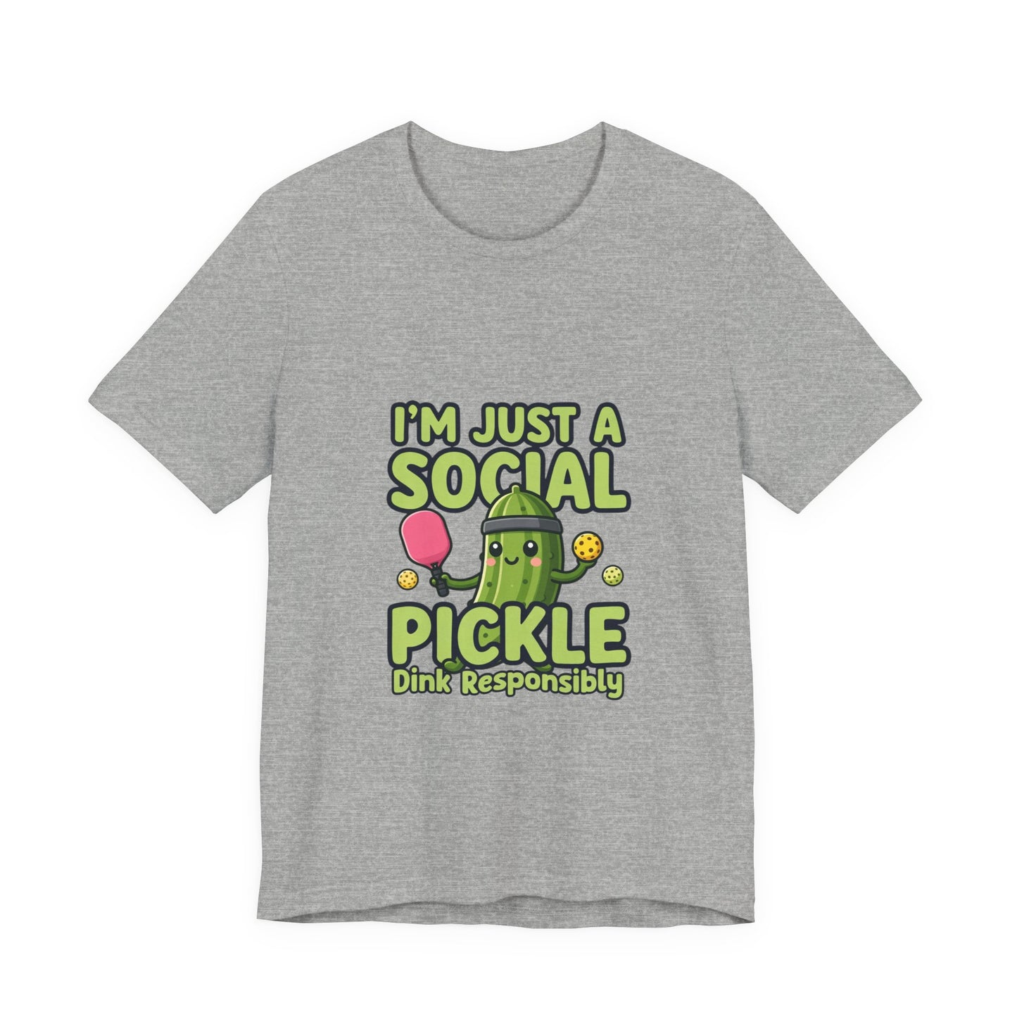 Social Pickle Tee — "I'm Just a Social Pickle" Funny Graphic T-Shirt