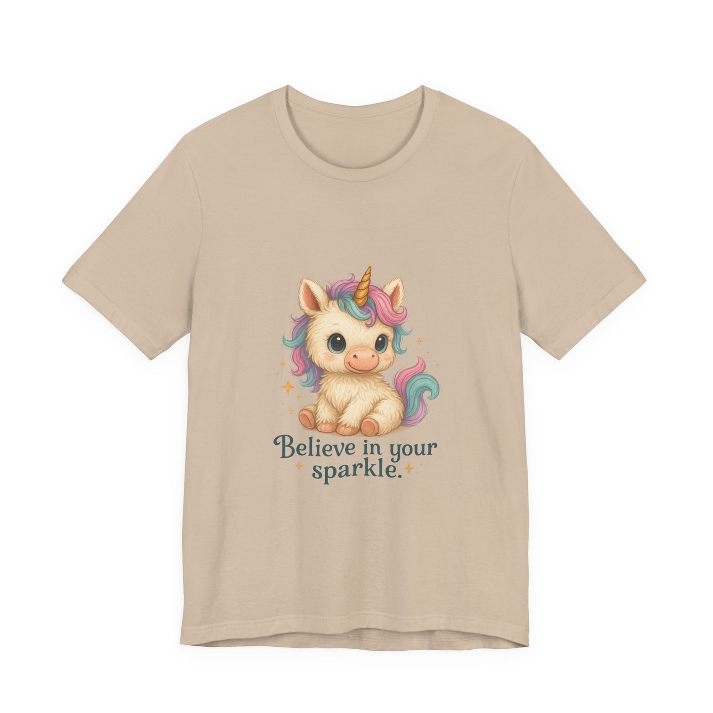 Believe in Your Sparkle Cute Unicorn T-Shirt