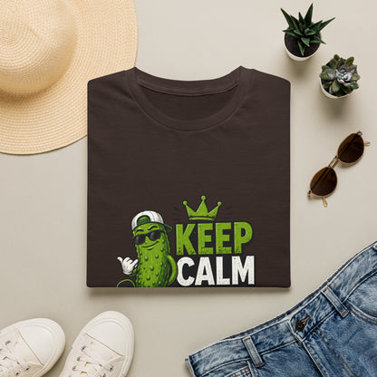 Keep Calm and Don't Be a Dickle Funny Pickleball T-Shirt