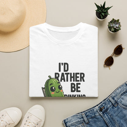 I'd Rather Be Dinking Funny Pickleball T-Shirt