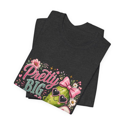 Pretty Big Dill T‑Shirt — Cute Pickleball Graphic Tee with Floral Accents