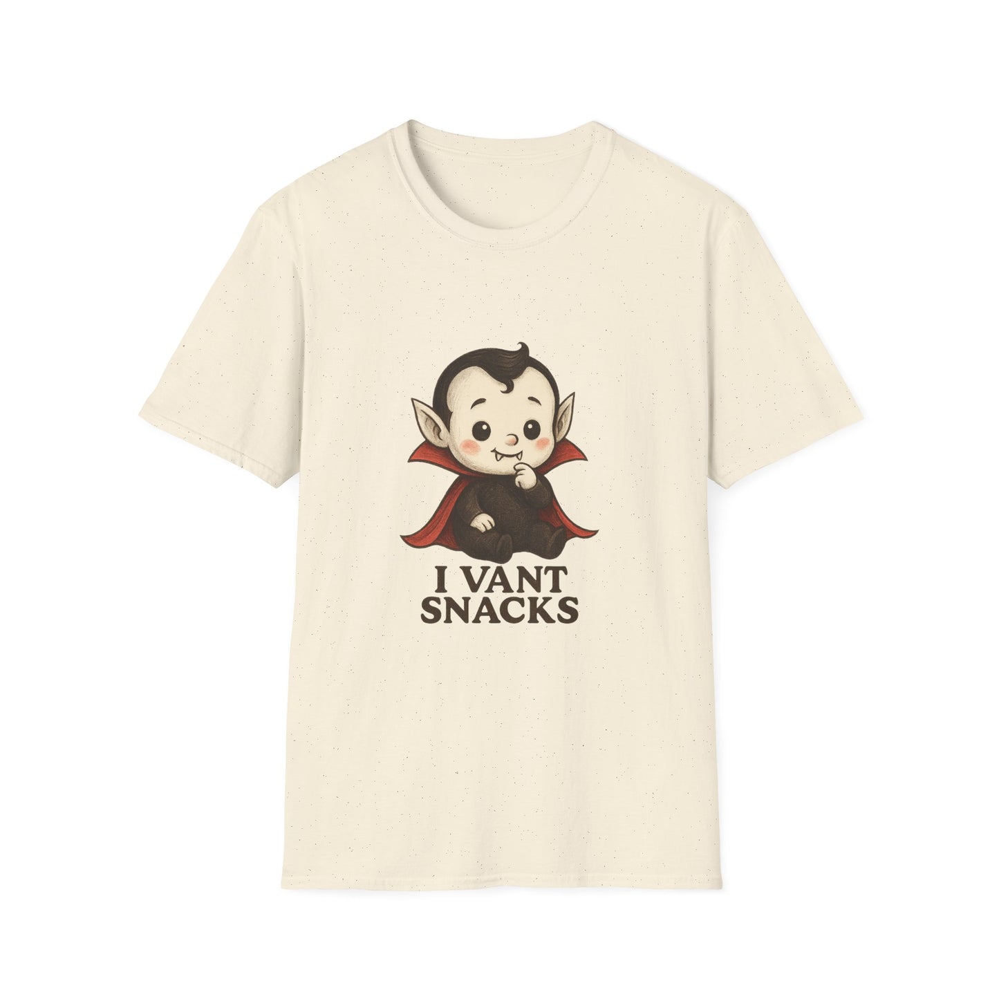 I Vant Snacks Funny Baby Vampire T-Shirt