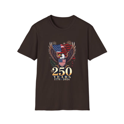 250 Years of Freedom 1776-2026 Patriotic T-Shirt