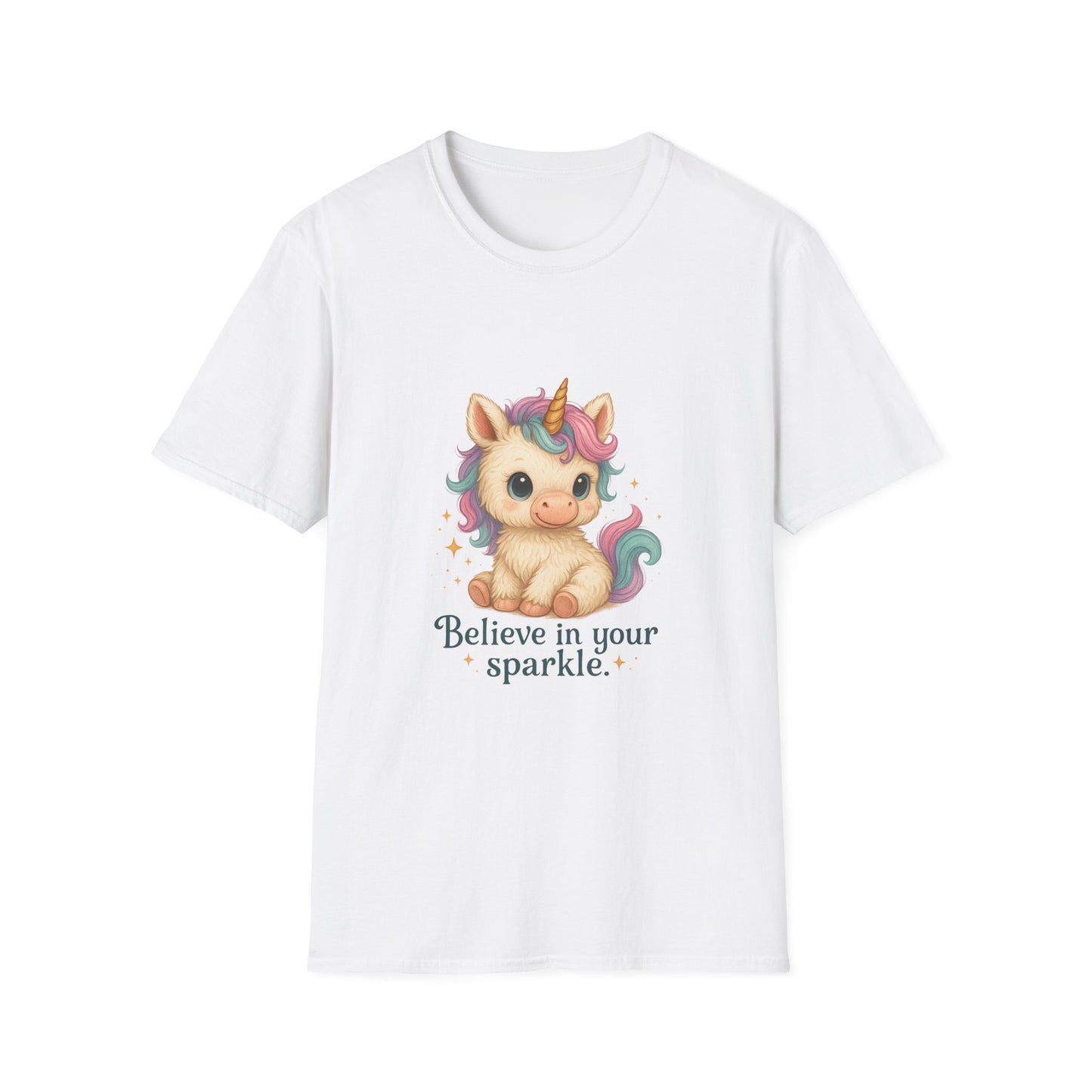 Believe in Your Sparkle Cute Unicorn T-Shirt