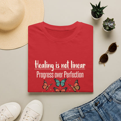 Healing Is Not Linear Progress Over Perfection T-Shirt