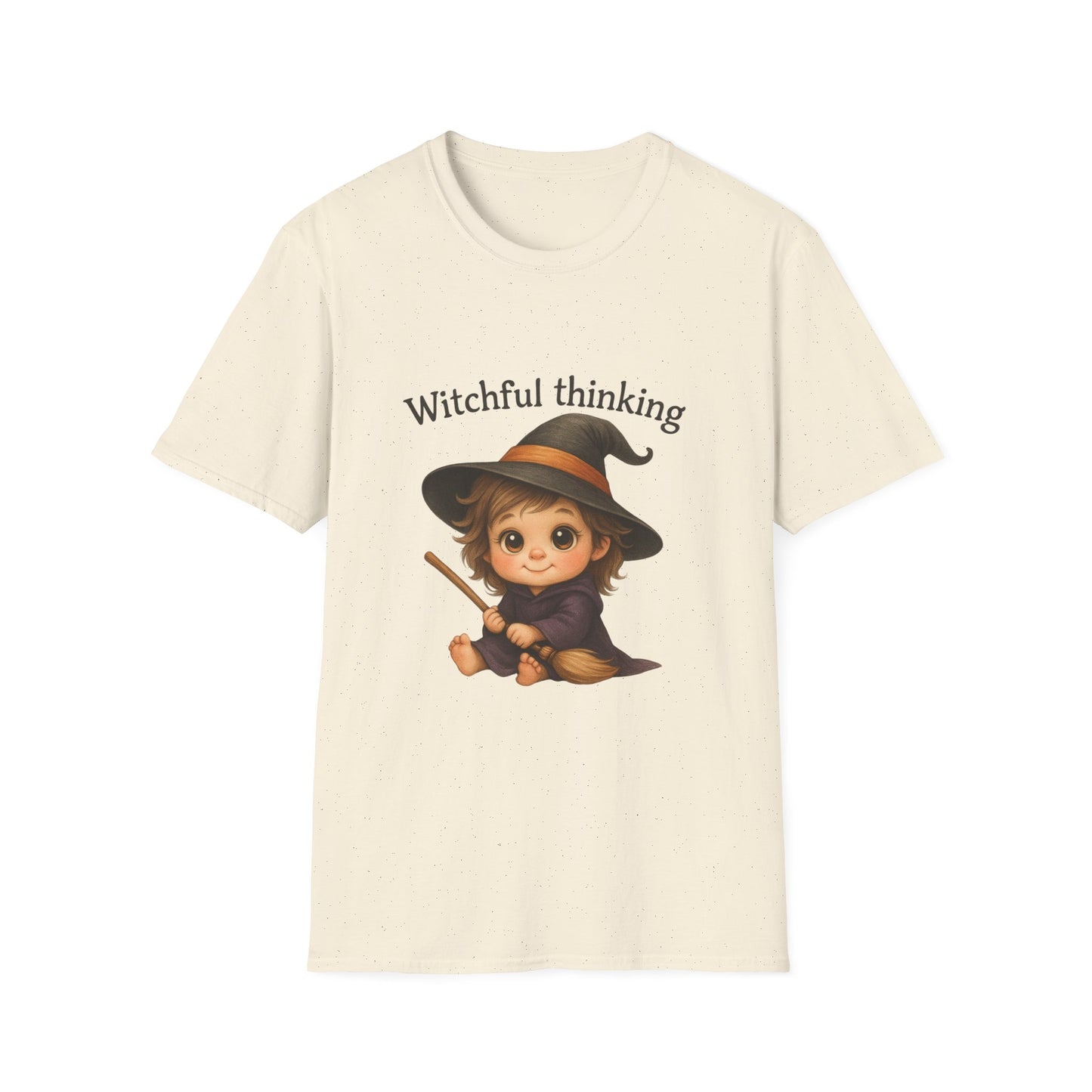Witchful Thinking T-Shirt — Cute Witch Girl Halloween Tee