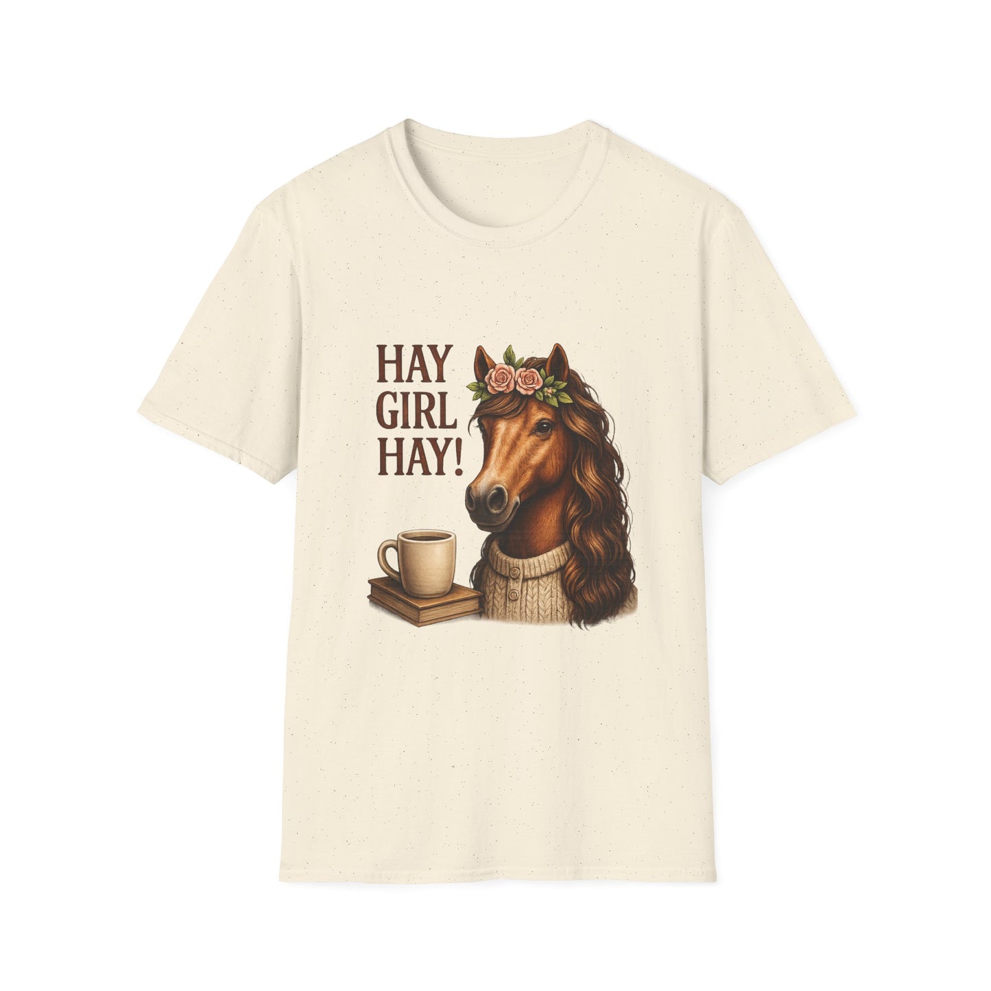 Hay Girl Hay! Horse Graphic T‑Shirt — Hay Girl Hay Funny Horse