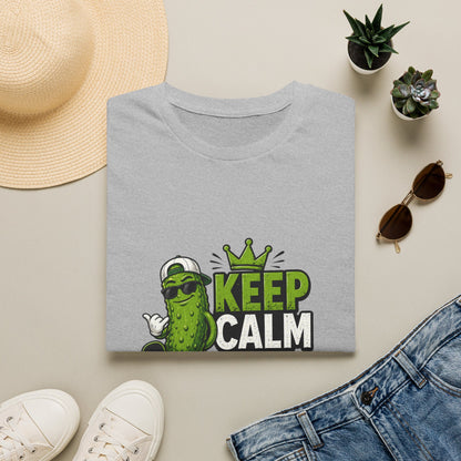 Keep Calm and Don't Be a Dickle Funny Pickleball T-Shirt