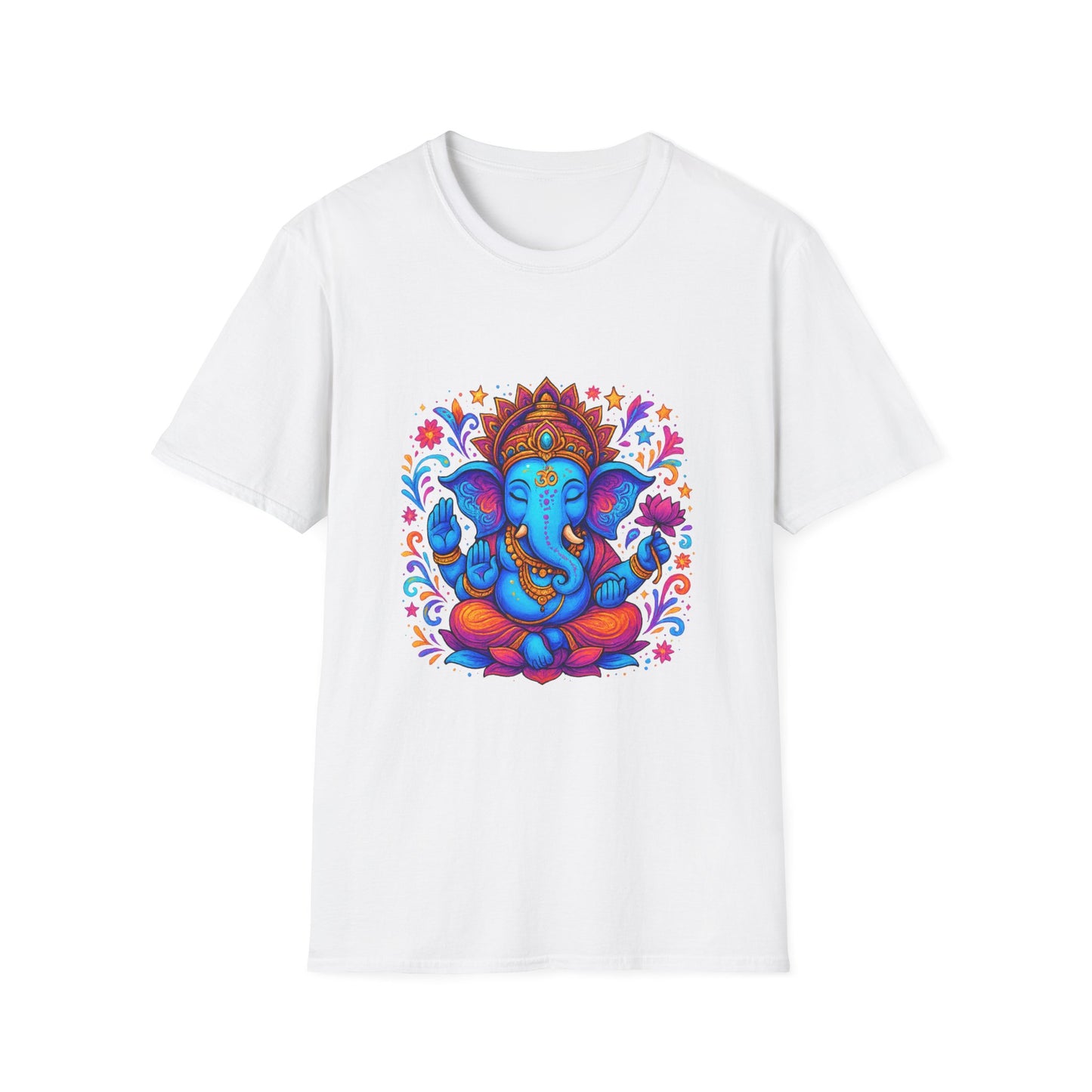 Vibrant Ganesha Hindu God Colorful T-Shirt