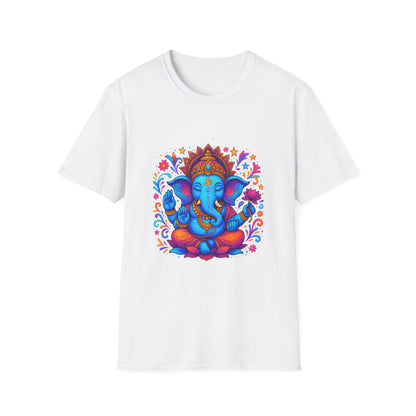 Vibrant Ganesha Hindu God Colorful T-Shirt