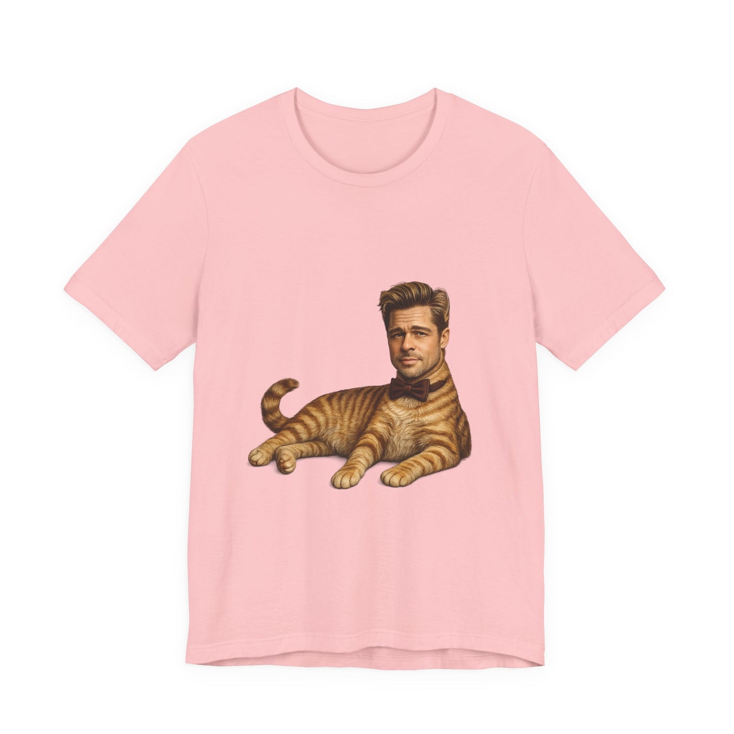 Brad Pitt Cat Parody T-Shirt
