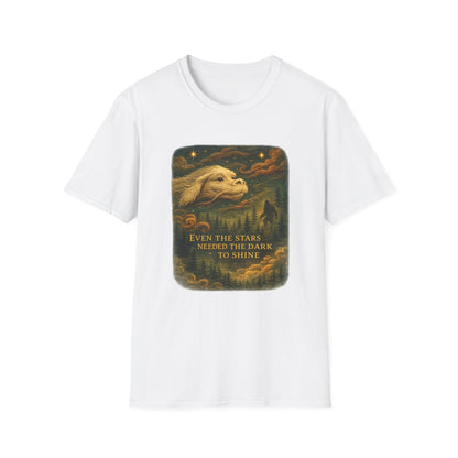 Even The Stars Needed The Dark To Shine - Falkor - T-Shirt