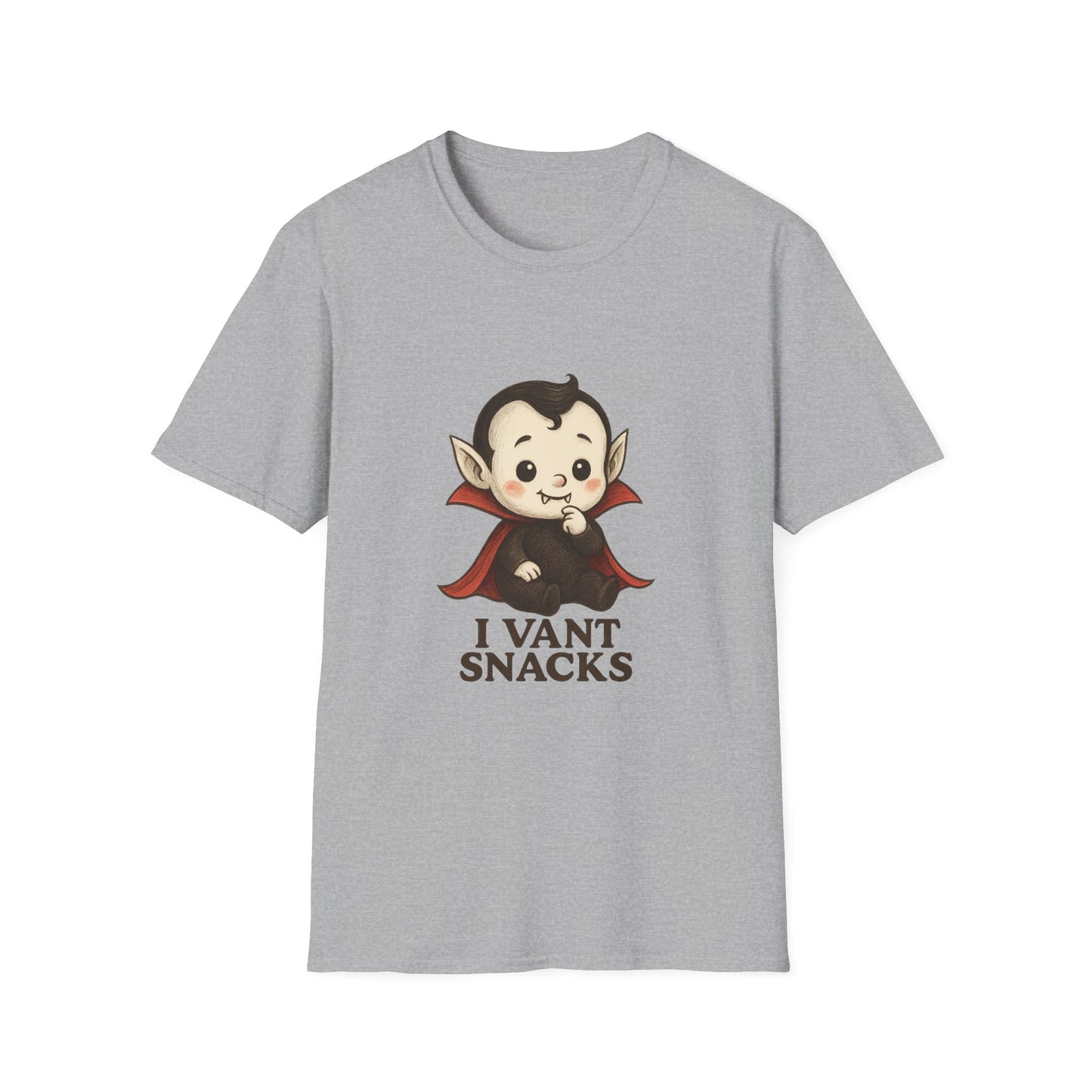 I Vant Snacks Funny Baby Vampire T-Shirt