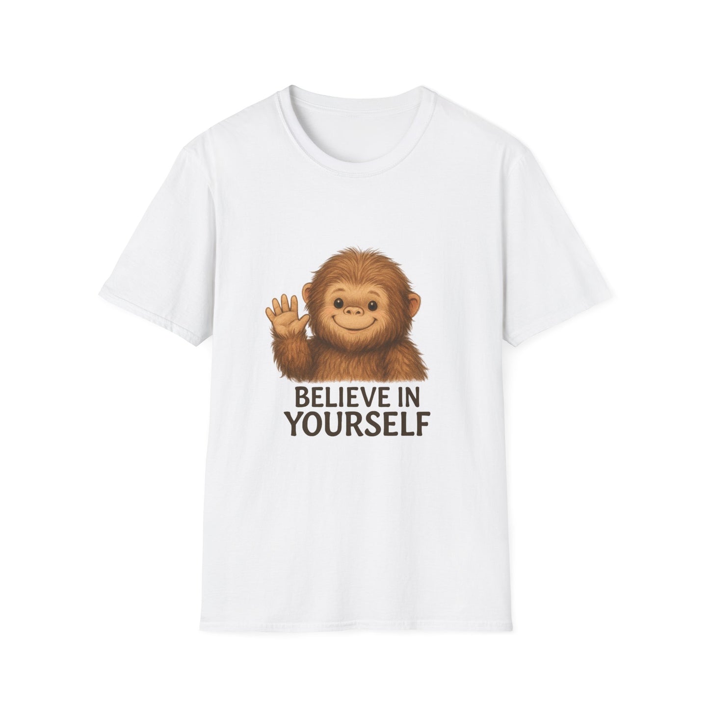 Believe in Yourself Cute Bigfoot T-Shirt