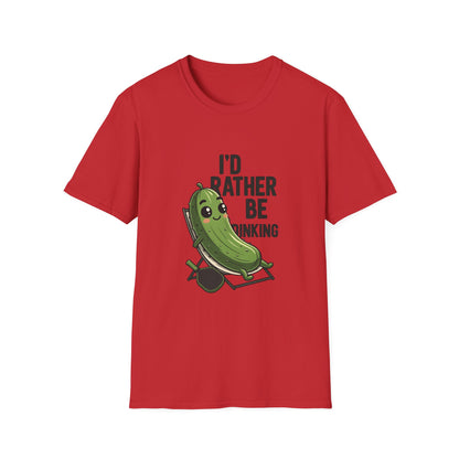 I'd Rather Be Dinking Funny Pickleball T-Shirt