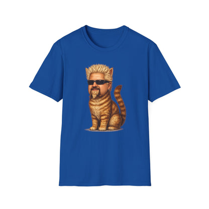 Guy Fieri Cat Funny Parody T-Shirt