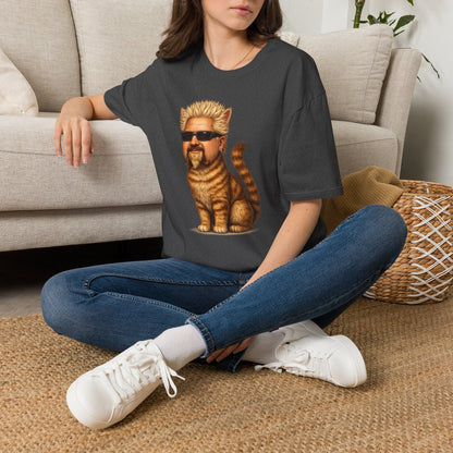 Guy Fieri Cat Funny Parody T-Shirt