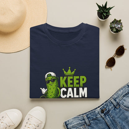 Keep Calm and Don't Be a Dickle Funny Pickleball T-Shirt