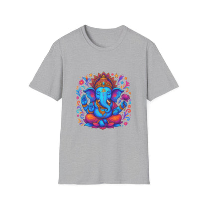Vibrant Ganesha Hindu God Colorful T-Shirt
