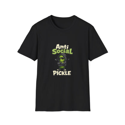 Anti Social Pickle T-Shirt — Funny Grumpy Pickleball Graphic Tee
