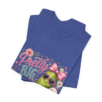 Pretty Big Dill T‑Shirt — Cute Pickleball Graphic Tee with Floral Accents