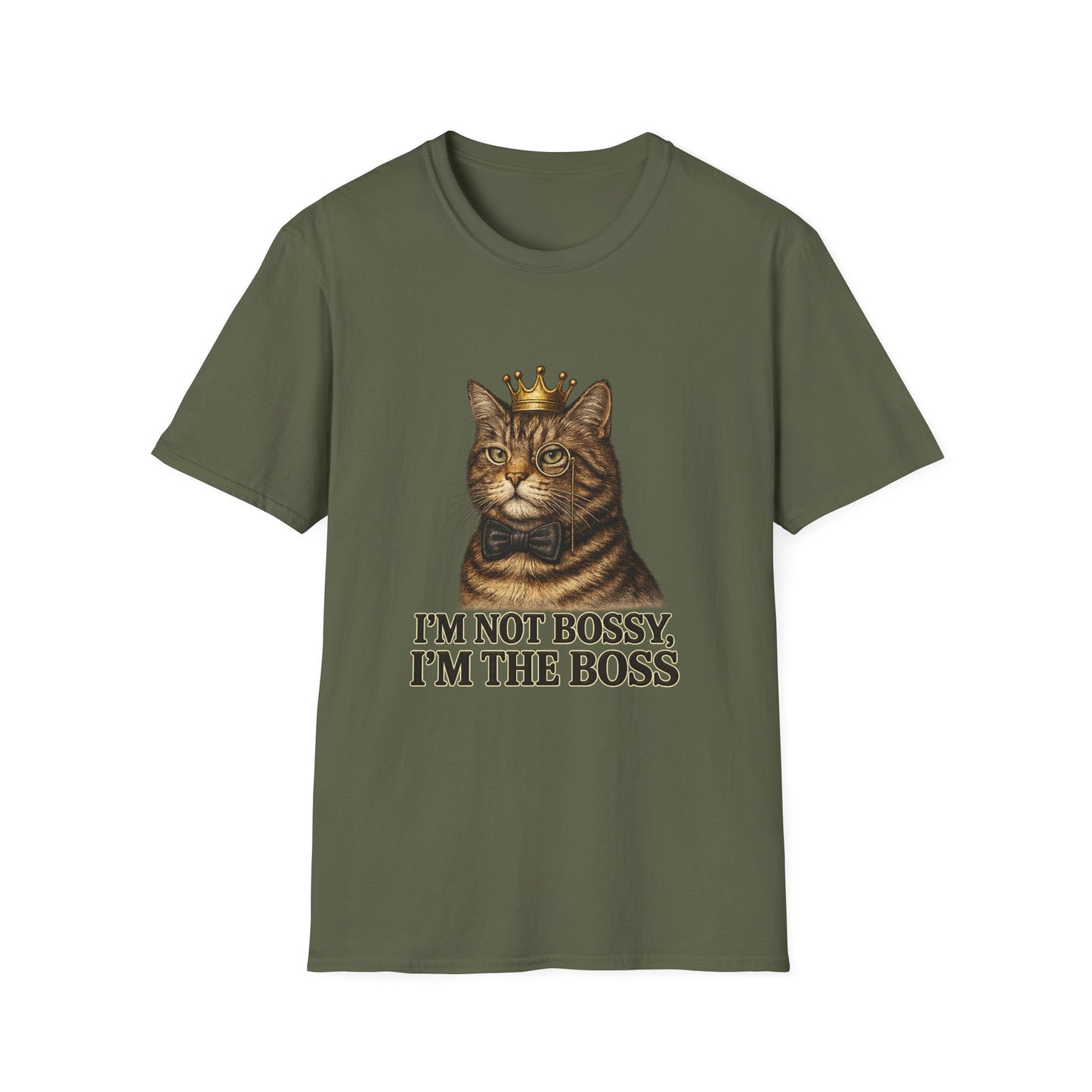 Cat Crown T‑Shirt — "I’m Not Bossy, I’m The Boss" Graphic Tee