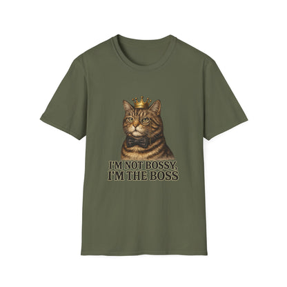 Cat Crown T‑Shirt — "I’m Not Bossy, I’m The Boss" Graphic Tee