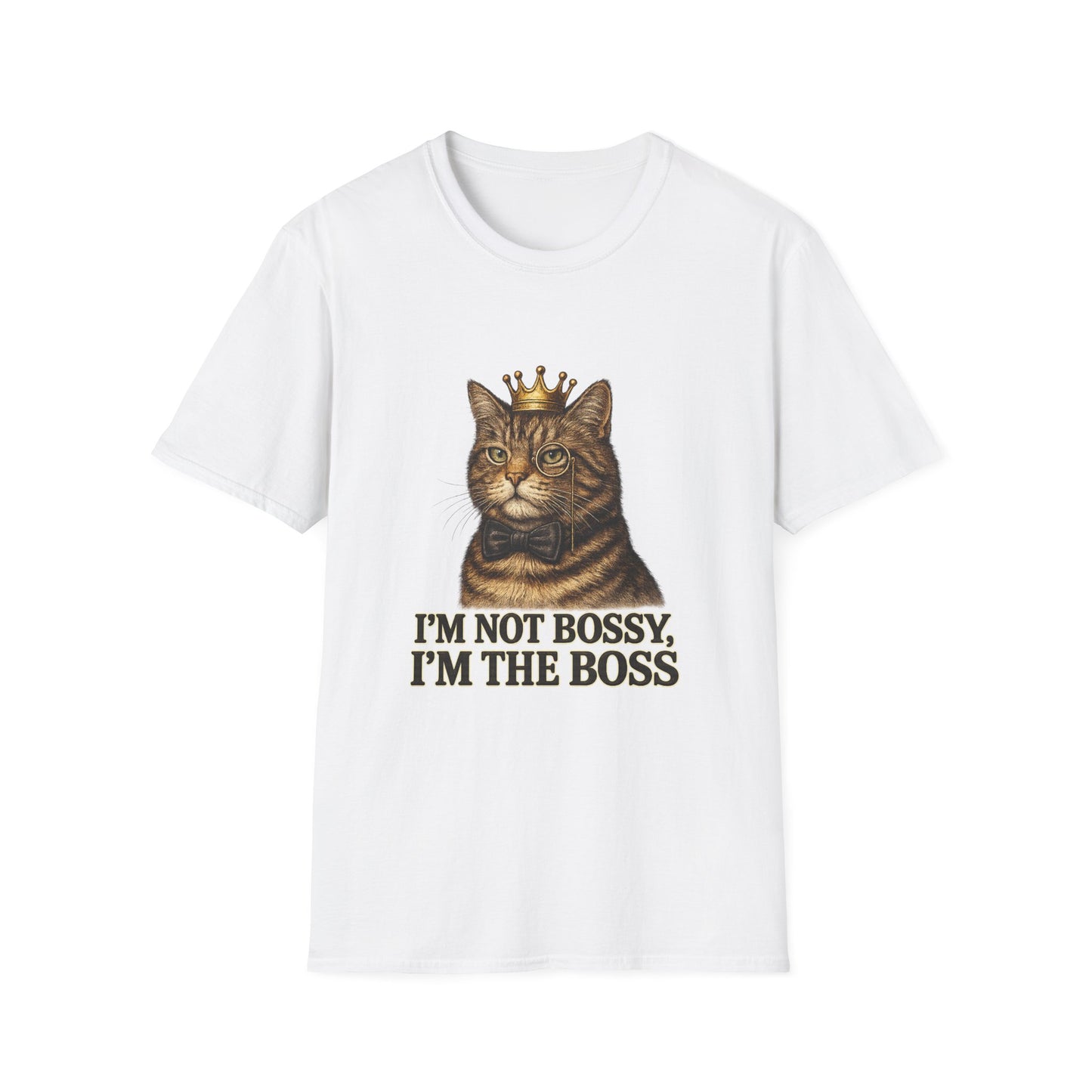 Cat Crown T‑Shirt — "I’m Not Bossy, I’m The Boss" Graphic Tee